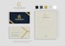 design premium visiting card and brand stationery